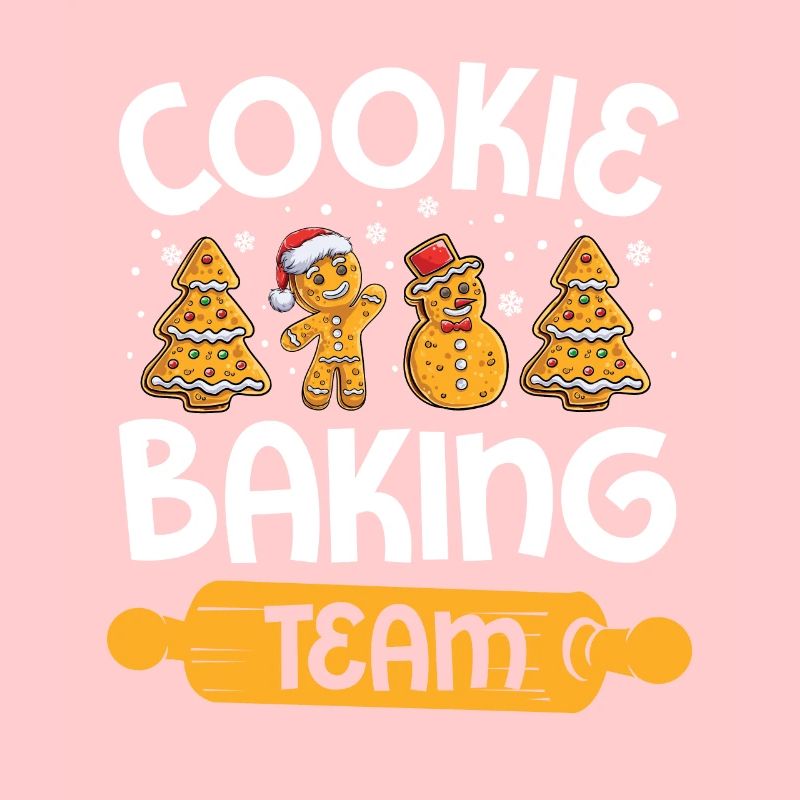 Back Team Bakers Christmas Cookie Baking Gingerbread