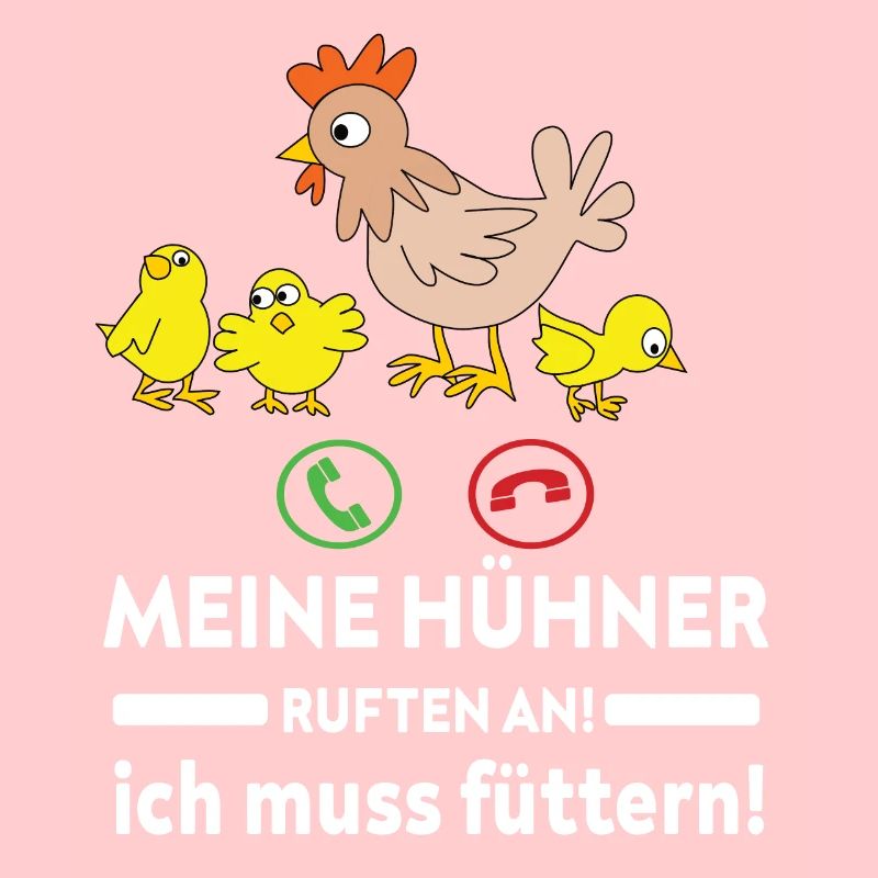 Meine Hühner ruften an! geschenkidee bauer