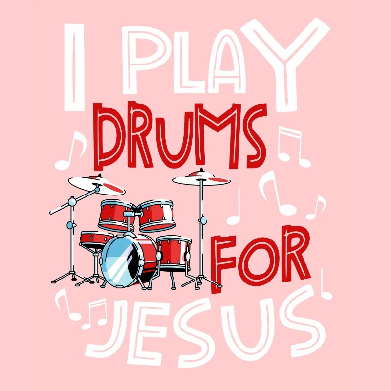 Drum Player Jesus Drum set Pick Jesus Drums Player