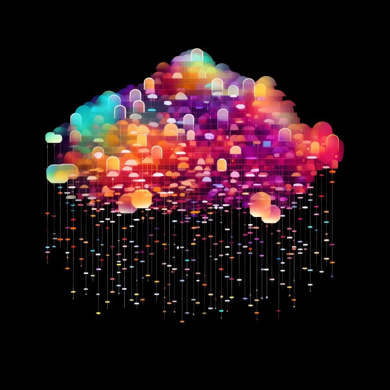 Cloud Computing Cyberpunk Entwickler IT Computer