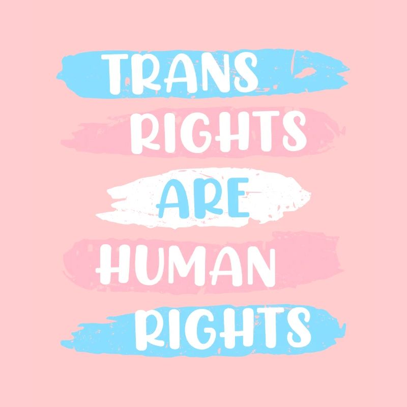 Transgender Spruch Trans Rights are Human Rights
