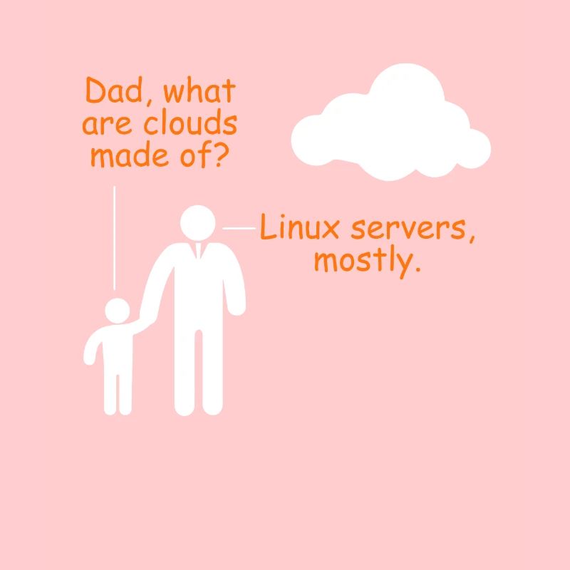 Linux Server Witz Informatiker Humor Software