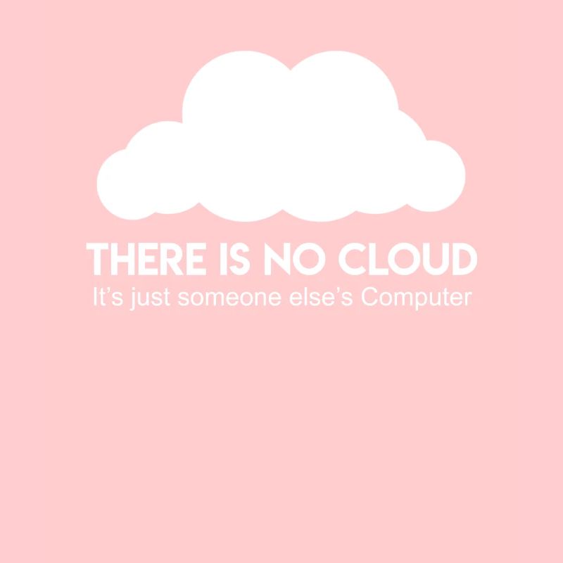 Server Cloud Spruch Informatiker Coder