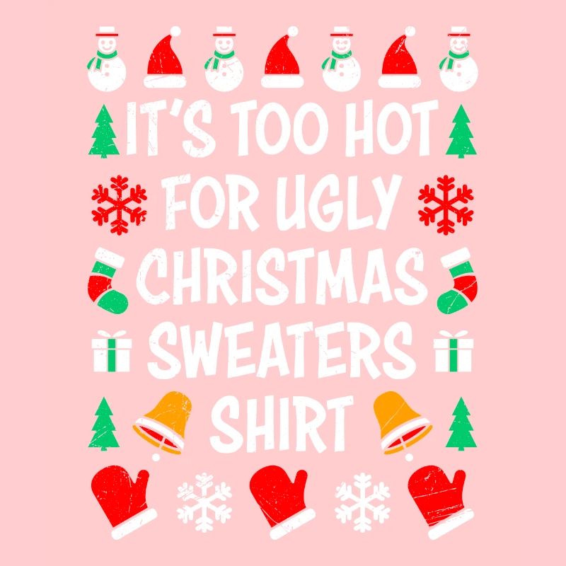 Trop chaud pour un pull de Noël moche