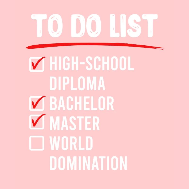 To Do Liste Abitur Bachelor Abschluss Master