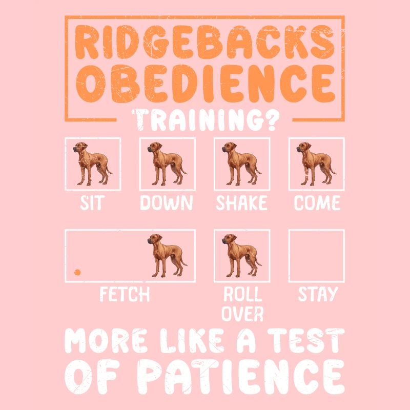RIDGEBACK'S OBEDIENCE TRAINING Fun