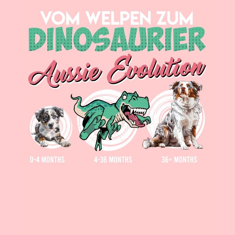 Aussie FROM PUPPY TO DINOSAUR Aussie evolution