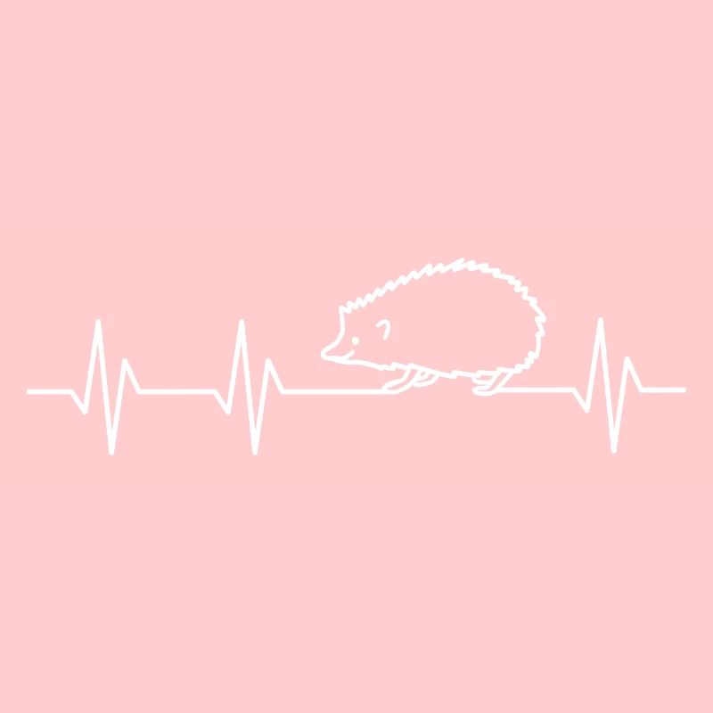 Igel Stacheltier Igelmotiv Herzschlag Igelchen