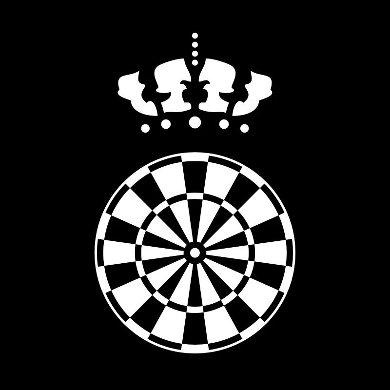 Dart Scheibe Krone