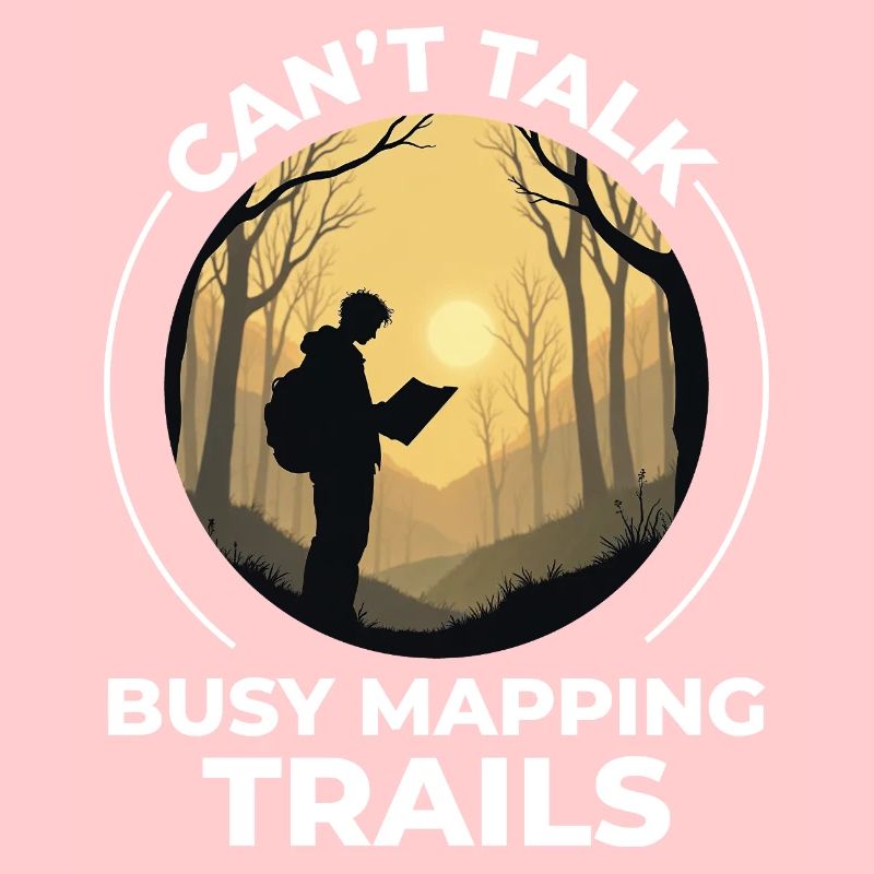 Outdoor Mapping Explorer Forest Map Sunrise
