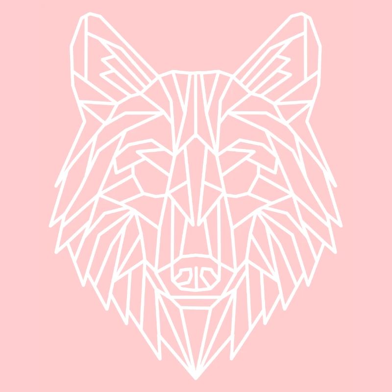 Wolf Geometrisch Linie