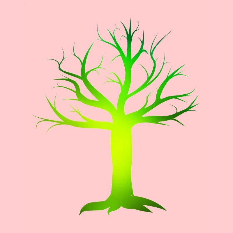 Giftgrüner Baum