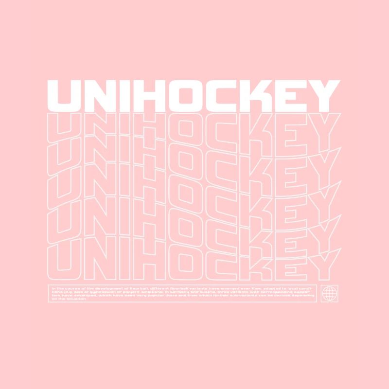 Floorball Typo Pattern