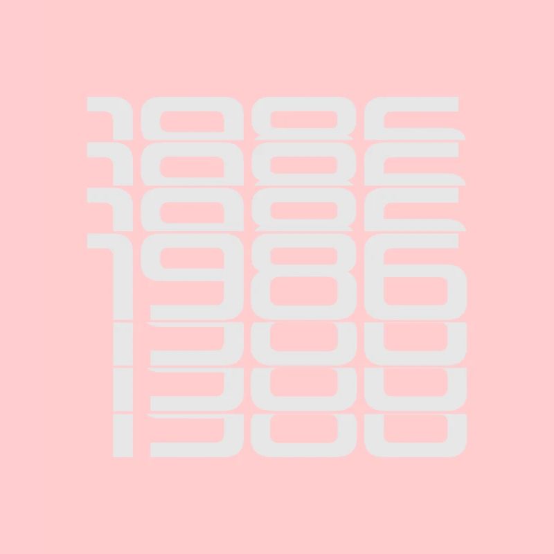 1986 Stack Ziffern Muster