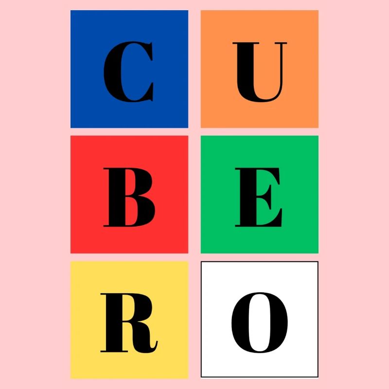 Quadratischer Eimer Farben SpeedCuber