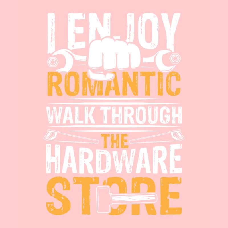 Romantic walk through hardware store