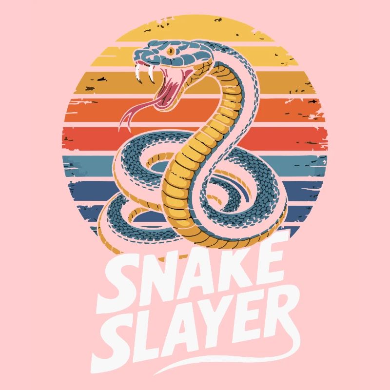 Snake hunter – Retro Schlange Design