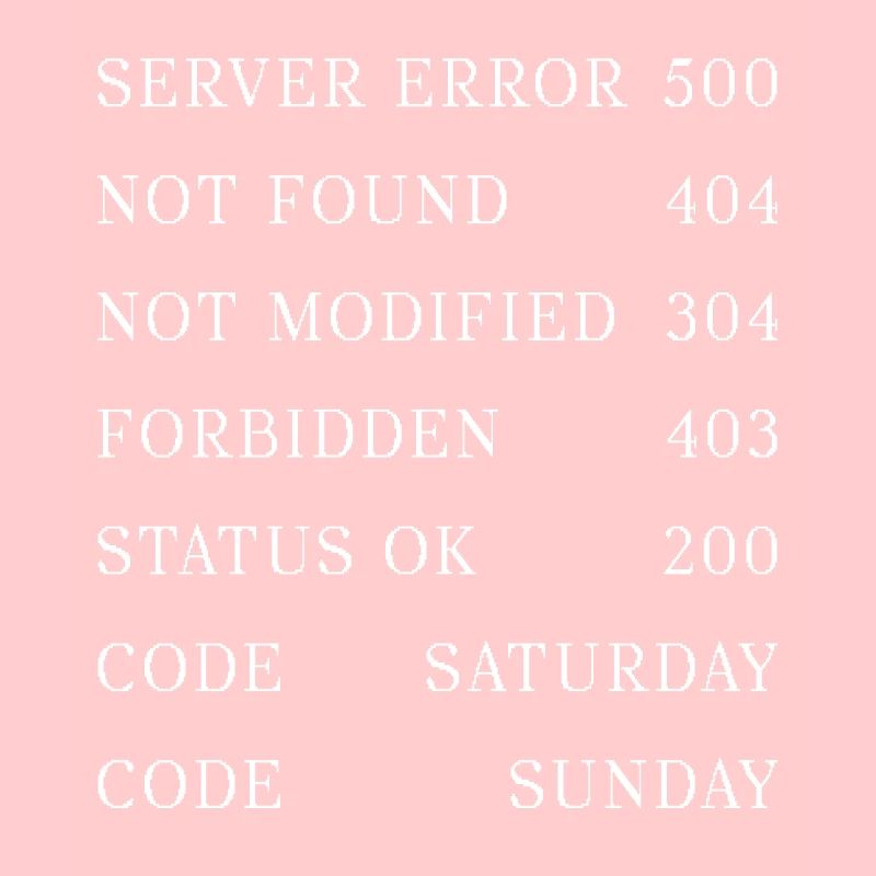 Codes IT en semaine