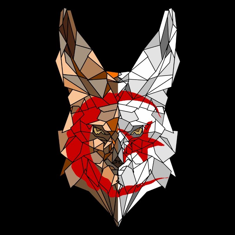 Fennec et drapeau de l'Algérie en polysphère 2