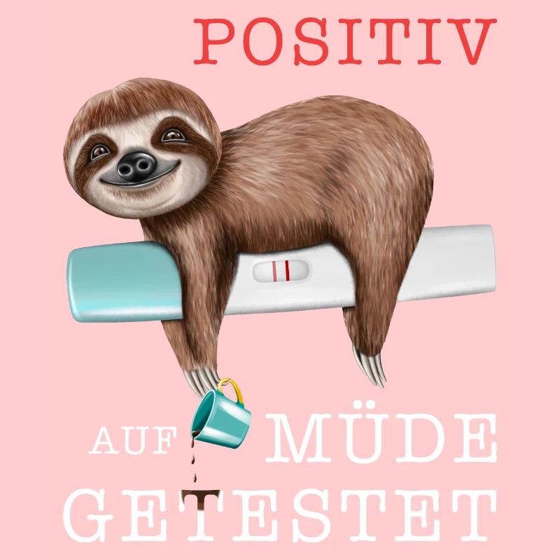 Faultier mit Test Positiv auf müde getestet