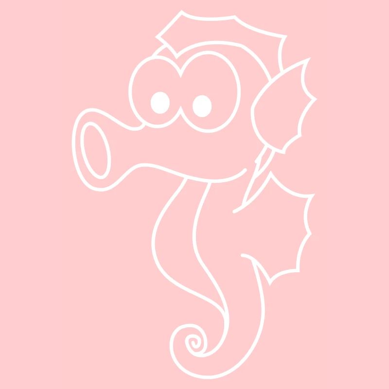 Seepferdchen Comic Tier