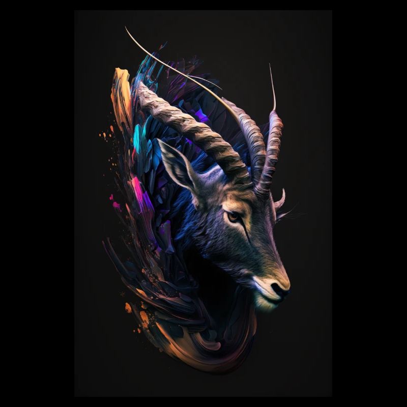 neon steinbock