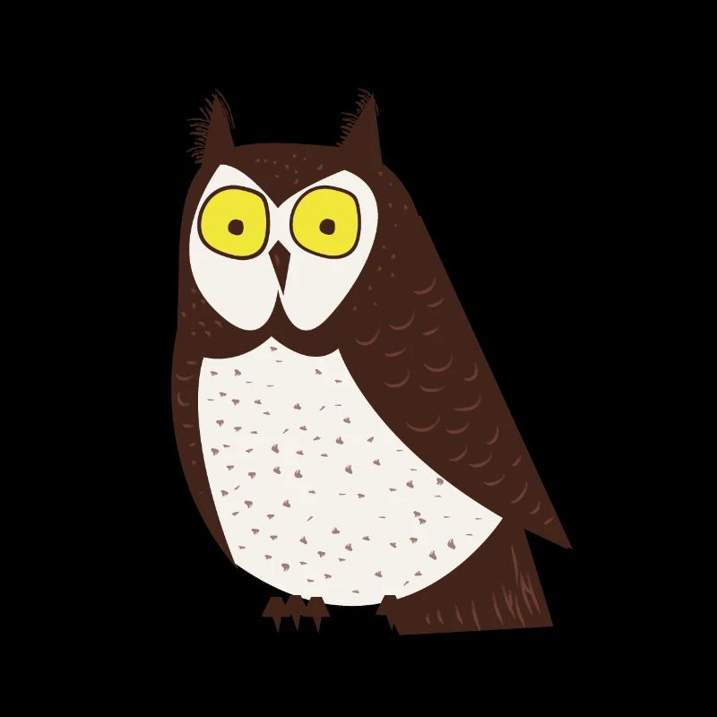 Cartoon-Eule