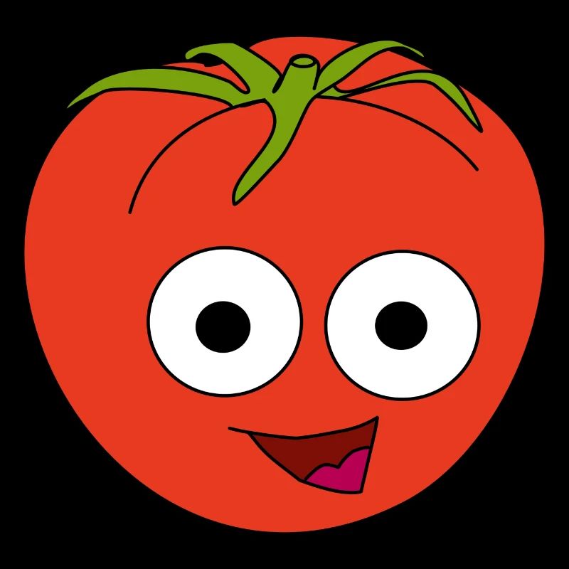 Tomate avec visage