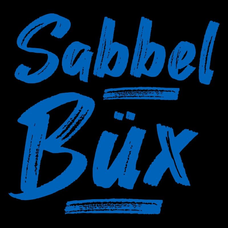 Sabbelbüx Plattdeutsch blau