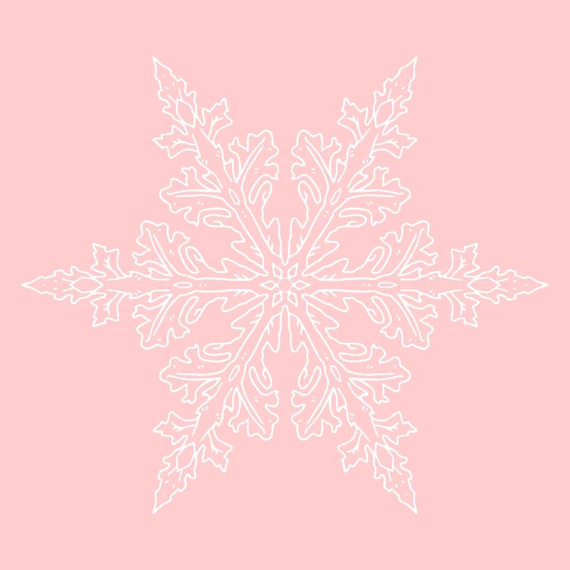 Mandala flocon de neige