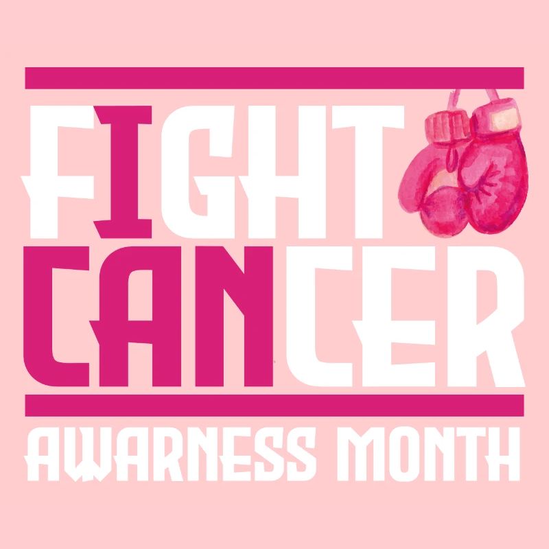 Krebs bekämpfen. Monat des Bewusstseins.