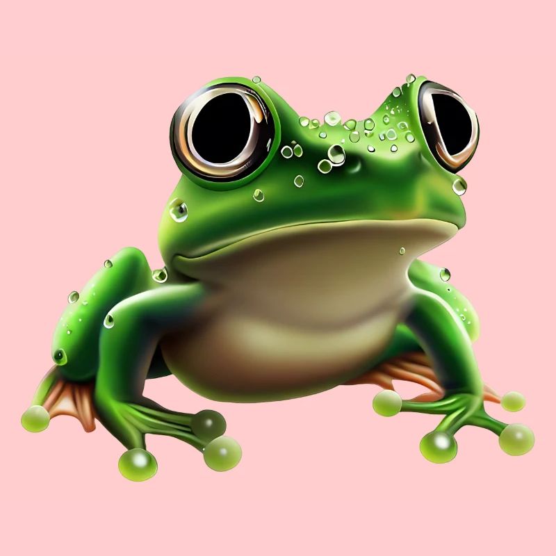 Rain Frog Water Drop Frog