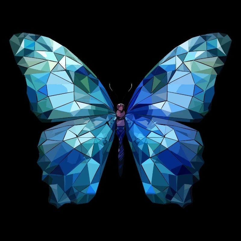 Morpho Papillon Bleu