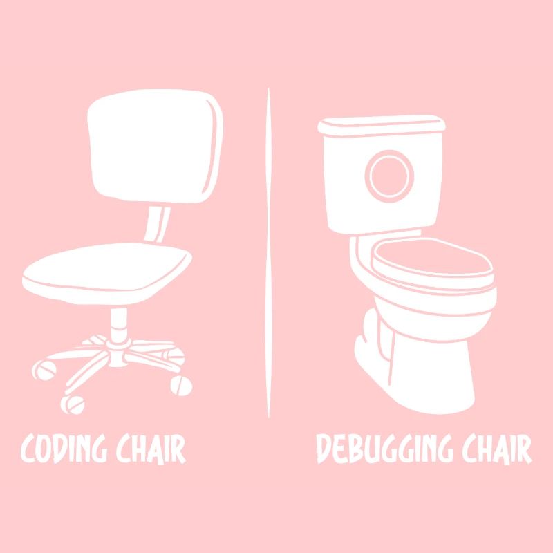 Debugging-Stuhl lustige Programmierer Geschenk