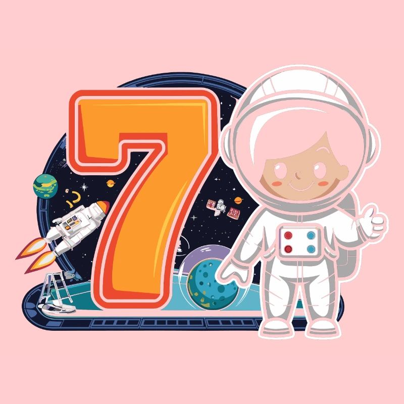 7e anniversaire Astronaute Aventure spatiale pour les garçons