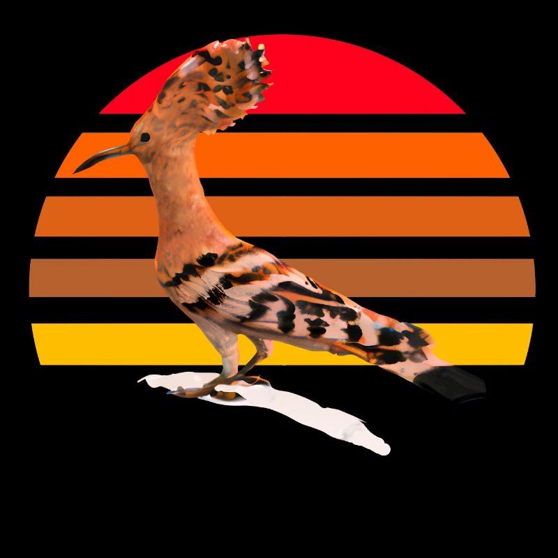Hoopoe Bird Illustration