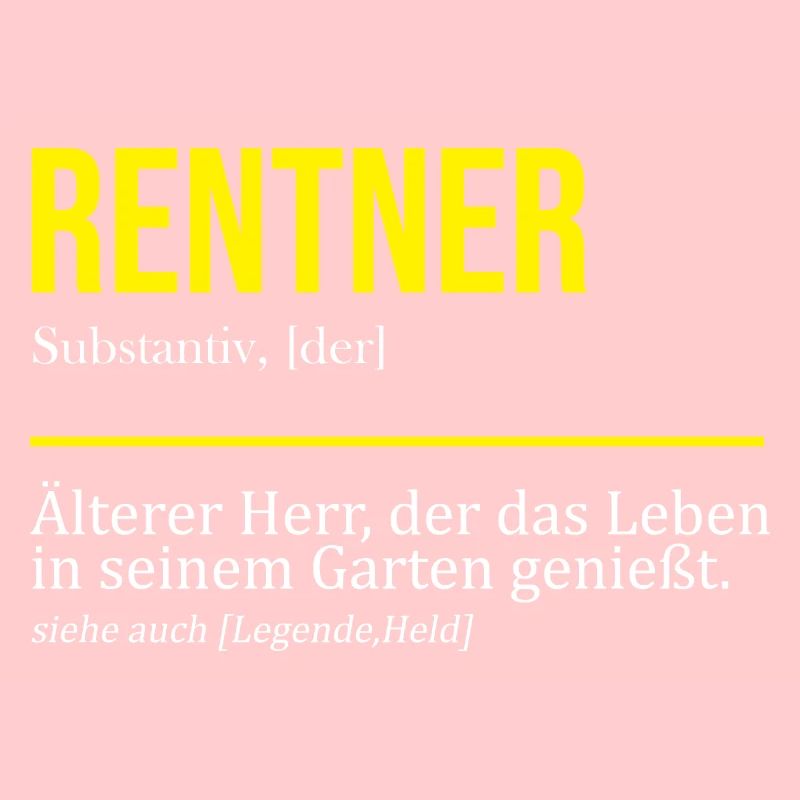 Rentner Definition Garten Gärtner Rente Pension