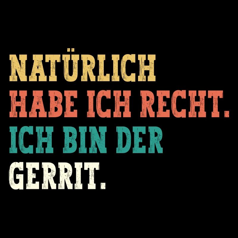 Gerrit Lustiger Spruch Vorname Name Gerrit