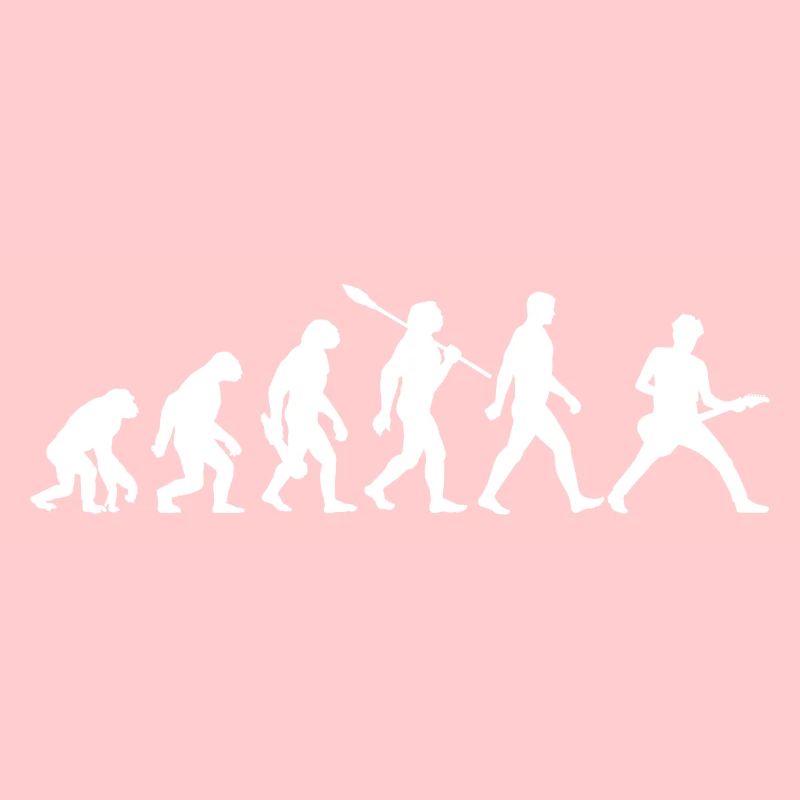Evolution Guitariste Musicien Rock