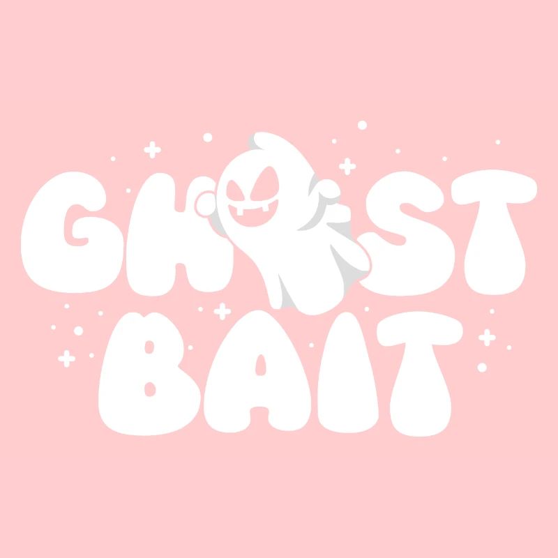 Ghost bait Cute ghost hunter halloween design