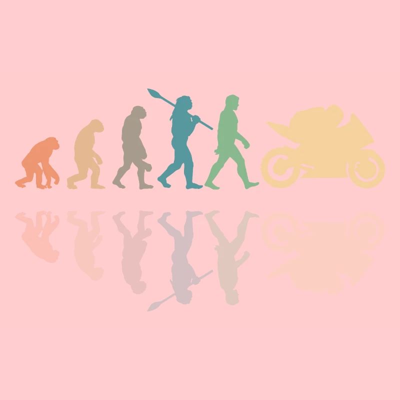 Motorcycle Evolution Vintage Shadow Biker