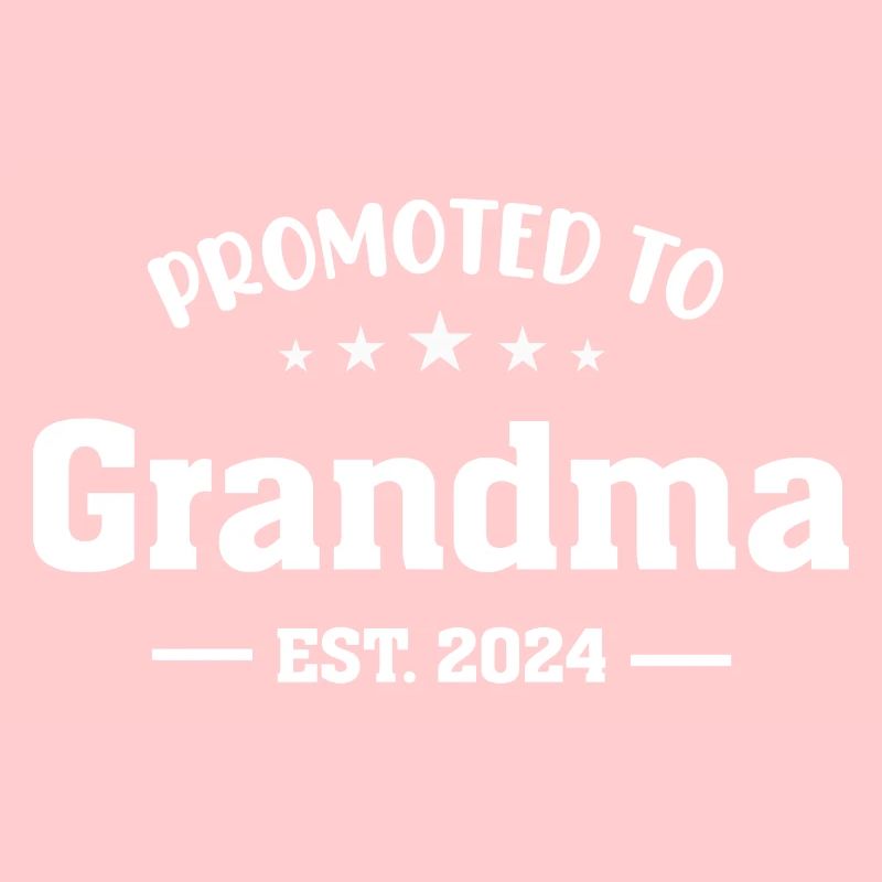 Zur Oma befördert 2024 Bald Großmutter