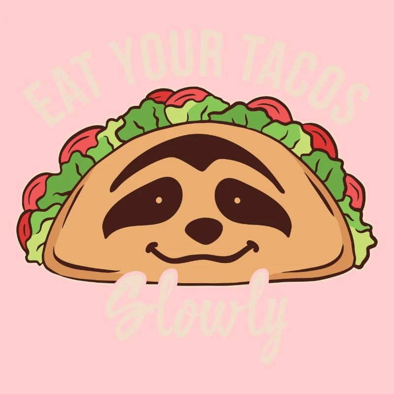 Funny Taco Sloth