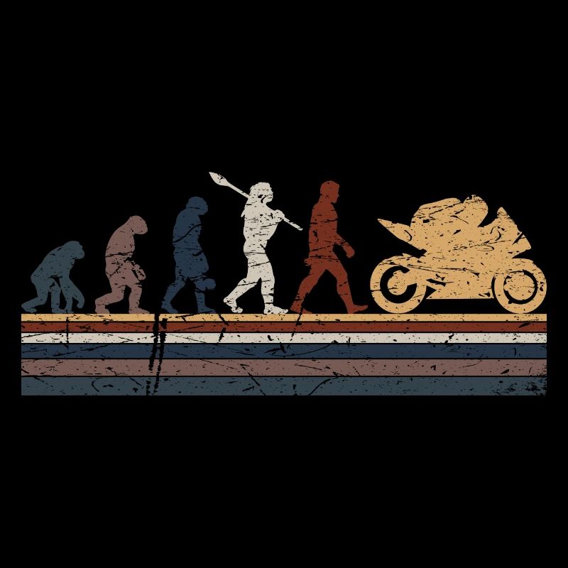 Motorcycle Evolution Vintage Shadow Biker