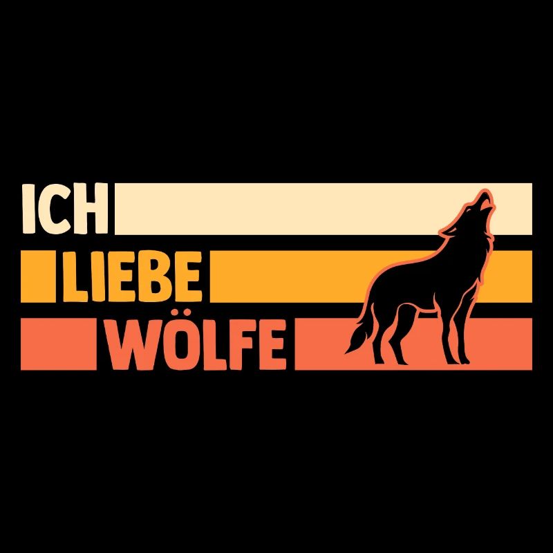 Tier Waldtier Wolf