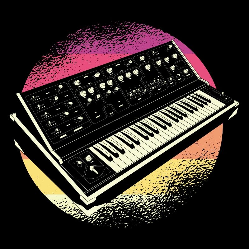 Synthesizer Analog Modular Vintage Retrowave