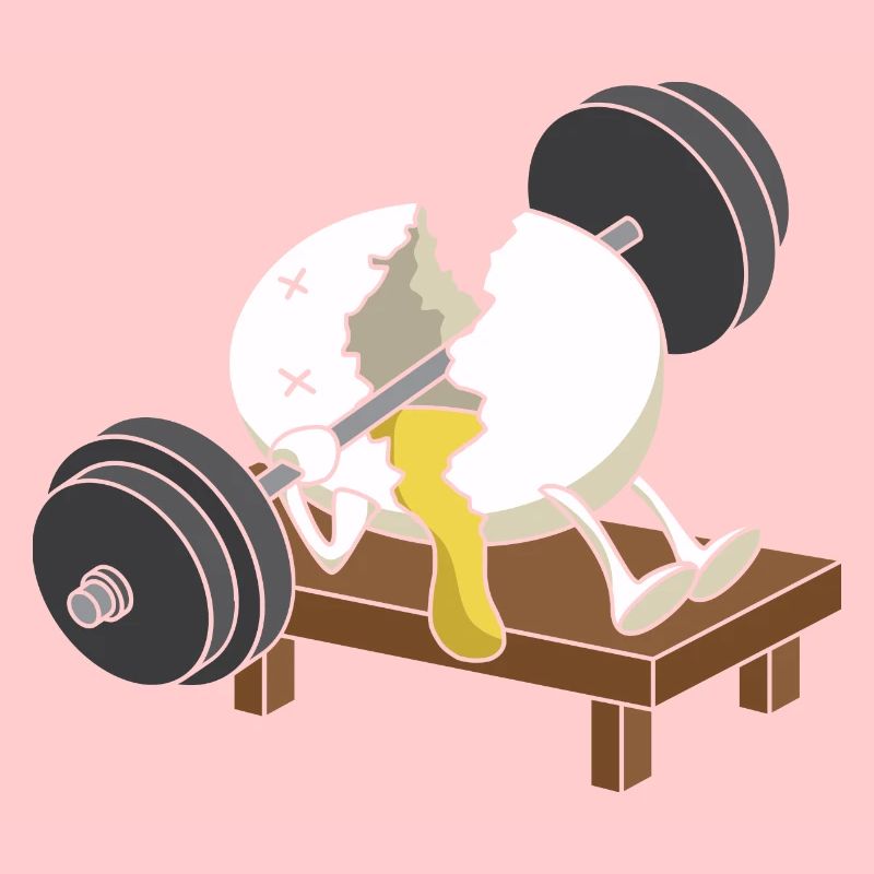 Zerquetschte Eier heben Workout