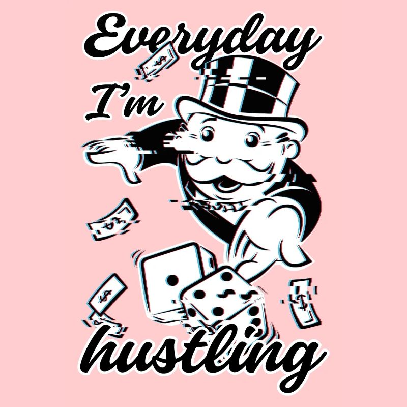 Monopoly Everyday I'm Hustling 3D Avec Des Cubes