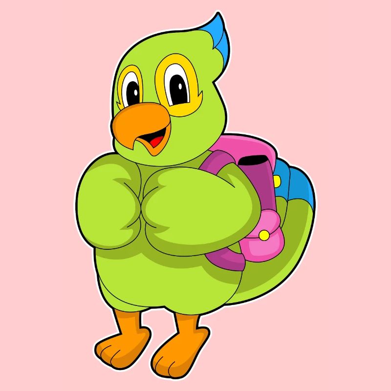 Parrot Student Backpack School