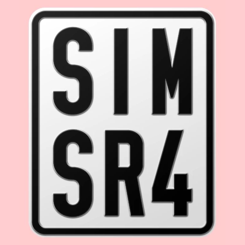 Plaque d’immatriculation du cyclomoteur Simson SR4